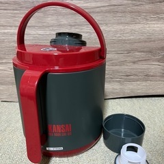 3.1L アウトドア用水筒 グレー/レッドの画像