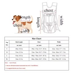 犬のキャリアバックパック調節可能なハンズフリー　中、大型犬用の画像