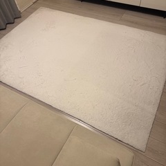 【無料】
ラグ 200cm×140cm 白 の画像