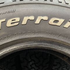 BF Goodrich All-Terrain T/A KO LT235/85R16 16インチ 夏タイヤ オフロード 4本 バリ溝 ホワイトレター ランクルナロー等 MTF136MSクレジットカード QRコード決済可能の画像