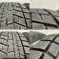 【YOKOHAMA iG60 225/60R17】スタッドレス【Exsteer 17インチ 7J5HPCD114.3+38】22年製 バリ溝 アルファード ヴェルファイア等　(MTI954MS)クレジットカード QRコード決済可能の画像