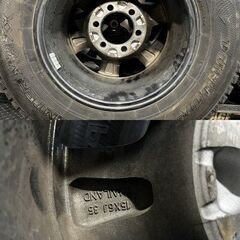 【DL SV01 195/80R15 107/105L LT】スタッドレス【トヨタ 200系ハイエース 純正OPアルミホイール 15インチ 6J6HPCD139.7+35】　(MTA115)クレジットカード QRコード決済可能の画像