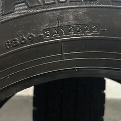 札幌発 引取OK YOKOHAMA ZEN 903ZW 225/80R17.5 123/122L 17.5インチ トラックタイヤ スタッドレス 2本 バリ溝 4t レンジャー等　(KTT645)クレジットカード QRコード決済可能の画像