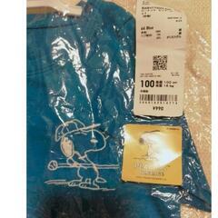 ユニクロ　スヌーピー
ピーナッツ ビンテージ UT グラフィックTシャツ　100センチの画像