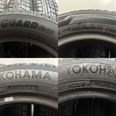 YOKOHAMA iceGUARD iG60 155/65R14 14インチ スタッドレス 4本 21～22年製 スペーシア フレアワゴン アルトラパン ムーヴ等　(KTK593)クレジットカード QRコード決済可能の画像