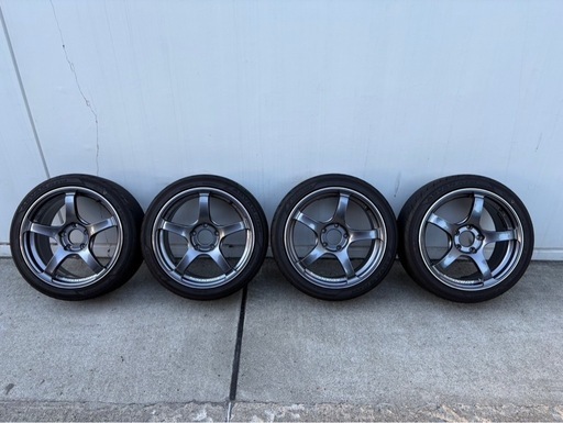 YOKOHAMA ADVAN Racing TC-4 17インチ 7.5J  5H-114.3 +48ガンメタリック