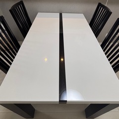 ダイニング　テーブル　椅子4脚セットの画像