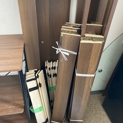 セミダブルベッド　分解済み　部品全てあります の画像