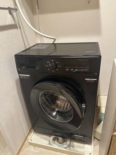 ニトリ　ドラム式洗濯機　6キロ　黒