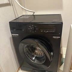 ニトリ　ドラム式洗濯機　6キロ　黒の画像