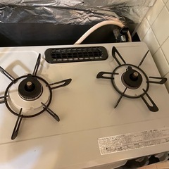 リンナイ都市ガス　ガステーブルコンロ2口の画像