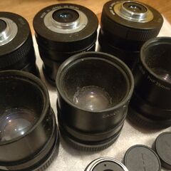 CANON　TV　LENS　PHF35mm 日本製　6個＋１個の画像