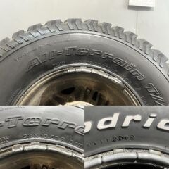 BF Goodrich All-Terrain T/A KO 33x10.50R15LT 夏タイヤ トヨタ 70ランクルプラド ワイド 純正ホイール 15インチ7J6HPCD139.7-20 MTI957MSクレジットカード QRコード決済可能の画像