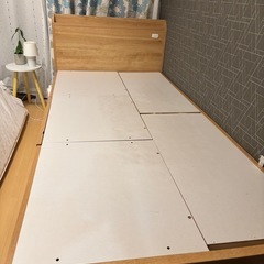 ニトリ　シングルベッドフレームの画像
