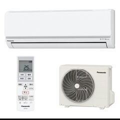 Panasonic エアコン 2.8KW 100V 東京近郊 引取 または 配送可 室内機・室外機セット ポンプダウン済み インバーター冷暖房除湿タイプ　ルームエアコン CS-F283C の画像