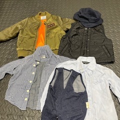 90cm男の子冬服の画像