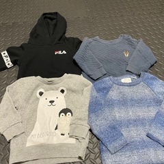 90cm男の子冬服の画像