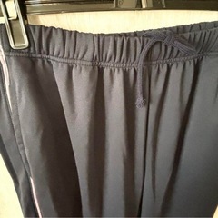 【新品】アシックス トレーニングパンツ ネイビーXLの画像