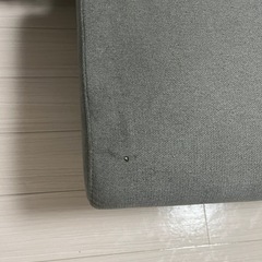 NITORIの2人がけソファとスツールの2点セットの画像