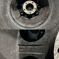 【YK G072 315/70R17 121/118Q 8PR】夏タイヤ【SOLID RACING ソリッドレーシング 17インチ 8J5HPCD150+25】バリ溝 ランクル等　(MTA112MS+)クレジットカード QRコード決済可能の画像