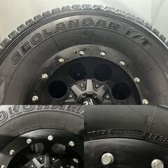 【YK G072 315/70R17 121/118Q 8PR】夏タイヤ【SOLID RACING ソリッドレーシング 17インチ 8J5HPCD150+25】バリ溝 ランクル等　(MTA112MS+)クレジットカード QRコード決済可能の画像