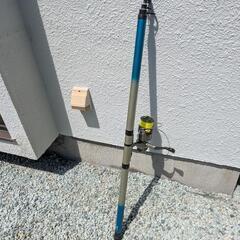 釣竿 遠投 リール付き 室内保管の画像