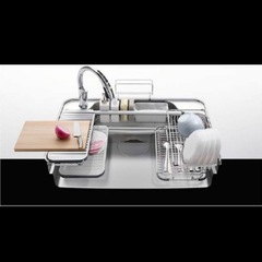 リクシル　LIXIL リシェル Wサポートシンク 付属品5点セット 水切りの画像