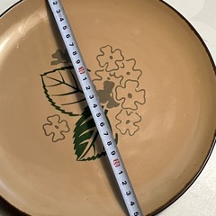 和皿　洋皿　 花模様の皿 2枚セットの画像