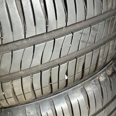 スズキアルミホイール155/65R14 バリ溝ミシュラン夏タイヤの画像