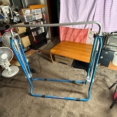 鉄棒 子供用鉄棒 折りたたみ式鉄棒 屋外室内使用可 てつぼう ぶら下がりの画像