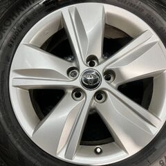 タイヤ走行短め【YOKOHAMA G075 225/65R17】スタッドレス【トヨタ 60ハリアー 純正ホイール 17インチ 7J5HPCD114.3+39】RAV4にも　(MTG955）クレジットカード QRコード決済可能の画像