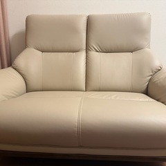 ニトリ　2人用ソファ(Nシールド コウテイ3 BE)の画像