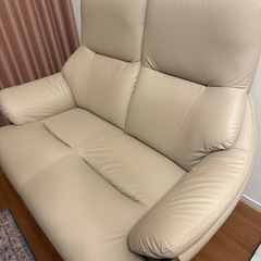 ニトリ　2人用ソファ(Nシールド コウテイ3 BE)の画像