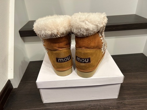 【美品】22.5cm Mou ミニ エスキモー プラットフォーム ブーツ