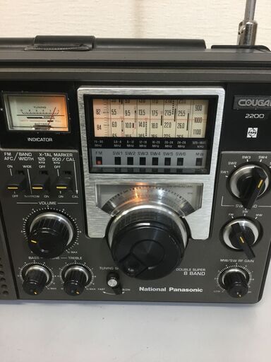 【?ジャンク】BCLラジオ「クーガー COUGAR2200」基本送料無料