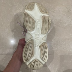 BALENCIAGA スニーカー 42 ホワイト/ピンクの画像