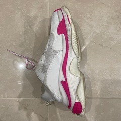 BALENCIAGA スニーカー 42 ホワイト/ピンクの画像