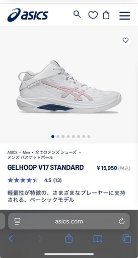 バスケットボールシューズ　アシックス25.0