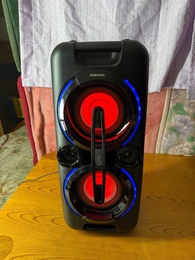 東芝 TOSHIBA Bluetooth！バッテリー内蔵！ポータブルサウンドシステム TY-ASC60(K)