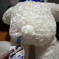 白いくま BIGぬいぐるみの画像
