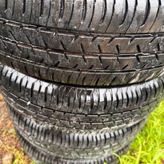 アルミ　ホイールタイヤセット　4本　タイヤサイズ175/65R14の画像