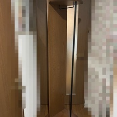全身鏡付きハンガーラック さしあげますの画像