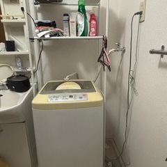 洗濯機向け収納ラックの画像