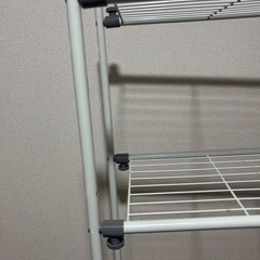 洗濯機向け収納ラックの画像
