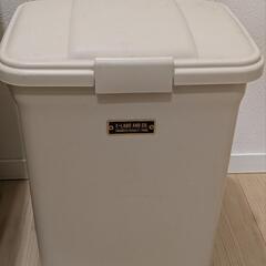 TENME（天馬）20L＆15Lゴミ箱ダスクボックスペダル式ベージュミニ
の画像