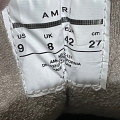 AMI PARIS アミパリス ローカットスニーカー グレー×ホワイトの画像