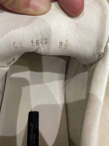 Dolce & Gabbana 厚底スニーカー メンズ 42 ホワイト×ブラック