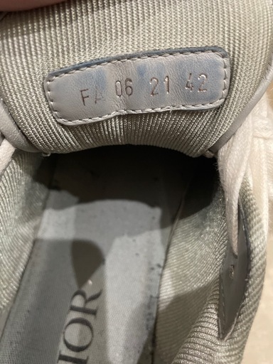Dior メンズスニーカー サイズ42 クラシックカラー 中古正規品