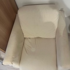 無印良品 1人掛けソファの画像