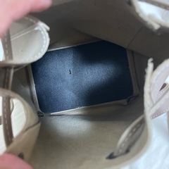 巾着型 ブラウン バッグ 2wayの画像